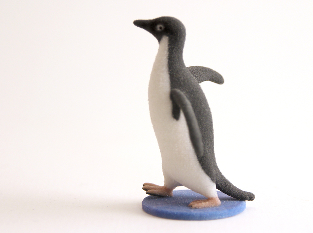 Socially Awkward Penguin in Full Color Sandstone