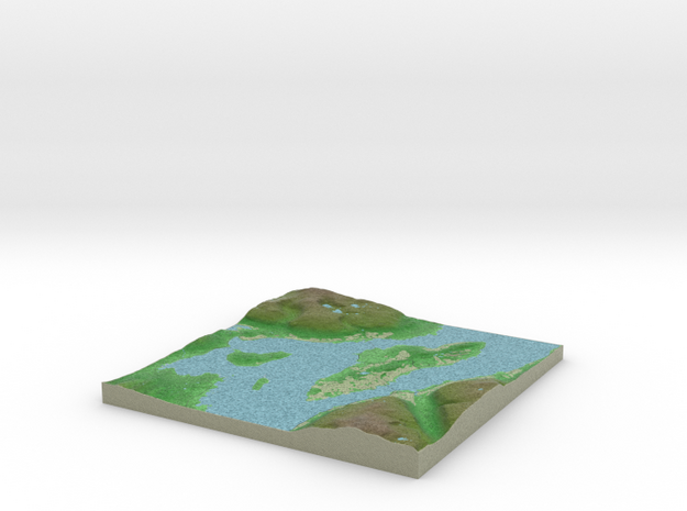 Terrafab generated model Fri Dec 19 2014 23:52:10  in Full Color Sandstone