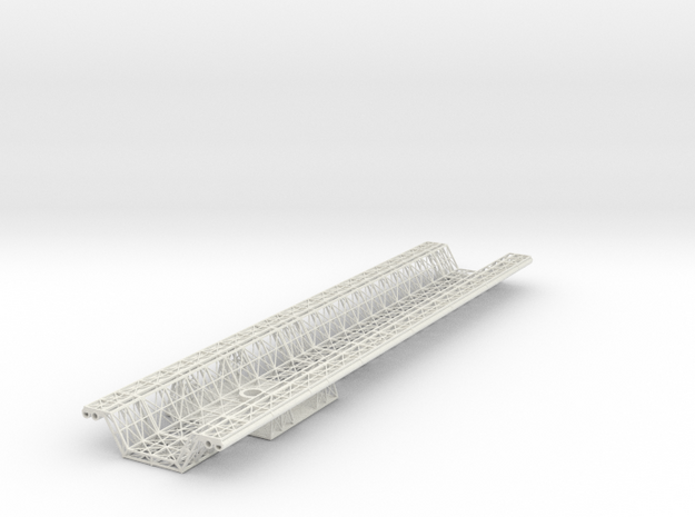 Spine Lower Mid V0.8 (repaired) in White Natural Versatile Plastic