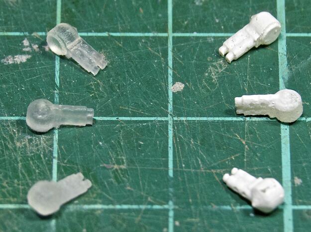 50x Turrets in Smooth Fine Detail Plastic