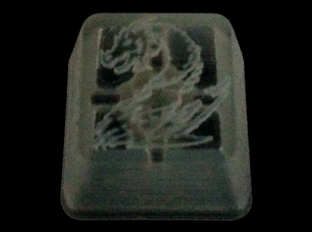 Dragon Cherry MX Keycap in Smooth Fine Detail Plastic