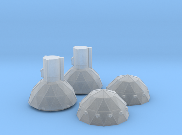 1/4222 Star Destroyer Deflector Domes in Tan Fine Detail Plastic