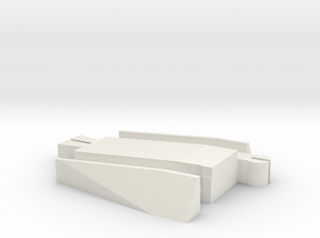 Male Tomy to Trackmaster Adapter in White Natural Versatile Plastic