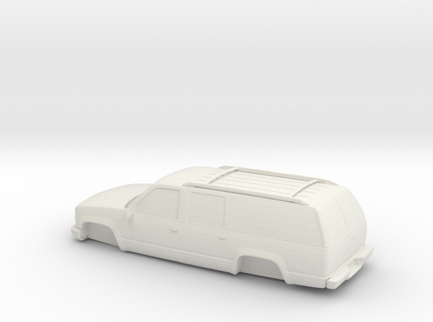1/87 1999 Chevrolet Suburban in White Natural Versatile Plastic