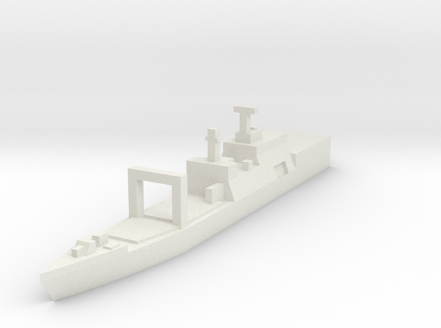 Naval, Auxiliary, Generic in White Natural Versatile Plastic
