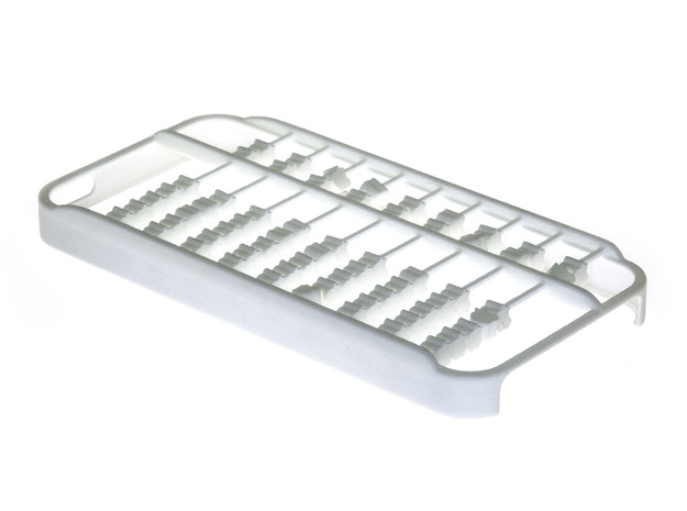 Abacus iPhone 5 / 5s Case in White Processed Versatile Plastic