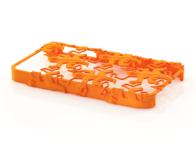 Escher Reptiles iPhone 4 / 4s Case in Orange Processed Versatile Plastic