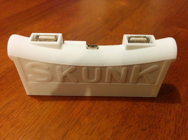 SkunkBox for Skunkboard Rev 1 - JTAG in White Natural Versatile Plastic