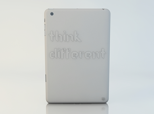 iPad mini Think Case in White Natural Versatile Plastic