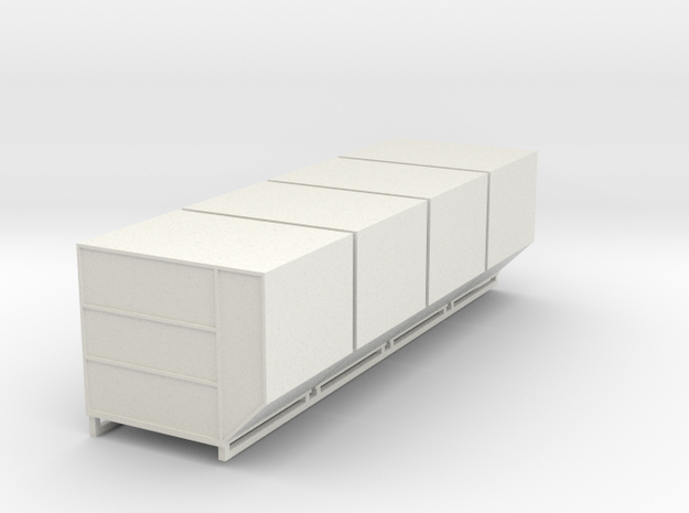 1:72 LD-3 Air Cargo Container 4pc in White Natural Versatile Plastic