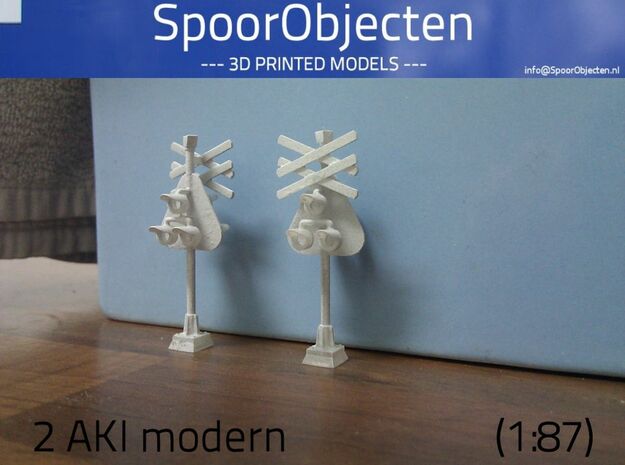 AKI modern (1:87) in Smooth Fine Detail Plastic