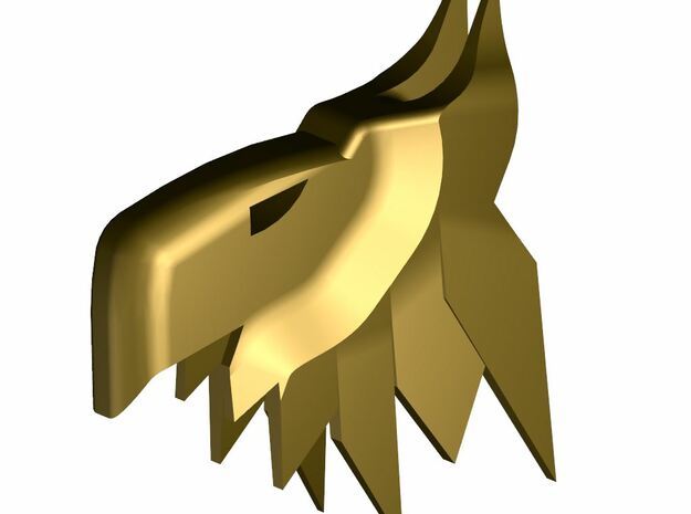 gryphon in Polished Gold Steel