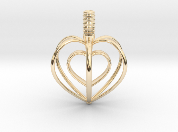 Heart Top in 14K Yellow Gold