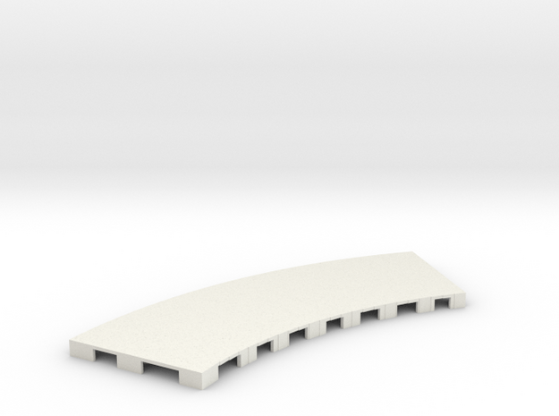 P-65stp-curve-road-only-145r-pl-1a in White Natural Versatile Plastic