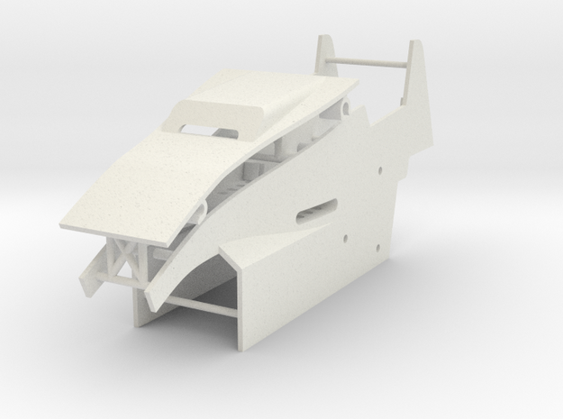 Body Panels in White Natural Versatile Plastic