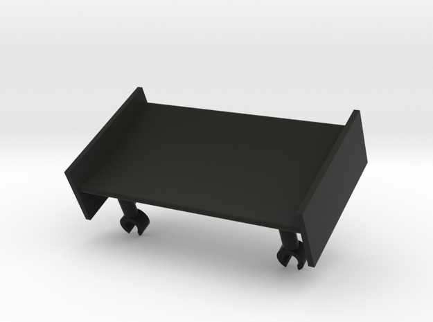 Front Wing in Black Natural Versatile Plastic