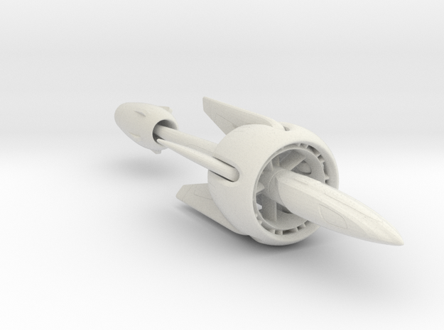 StarShip Stallion in White Natural Versatile Plastic