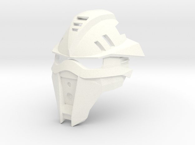 Kanohi Himata - Mask of Weight Increase (Bionicle) in White Processed Versatile Plastic