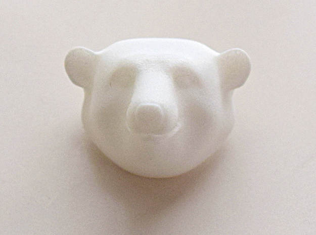 Polar Bear  in White Processed Versatile Plastic