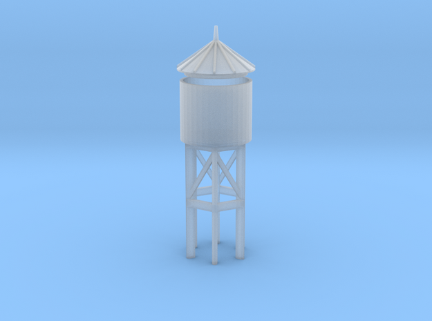 Miniature Railway Water Tower (HO Scale) in Smooth Fine Detail Plastic