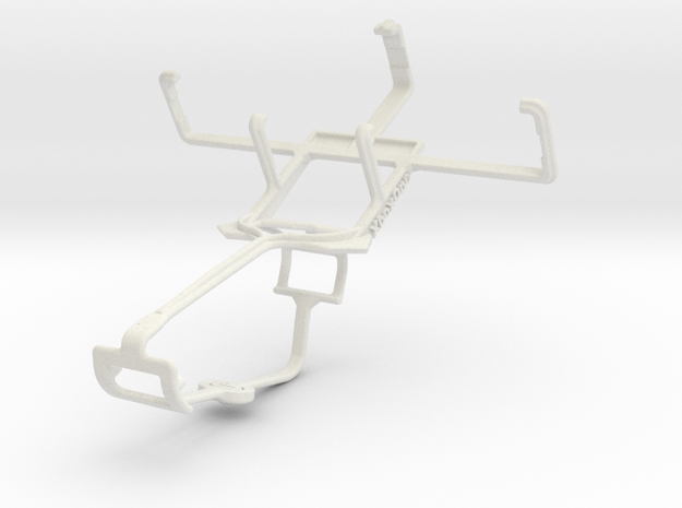 Controller mount for Xbox One & HTC S310 in White Natural Versatile Plastic