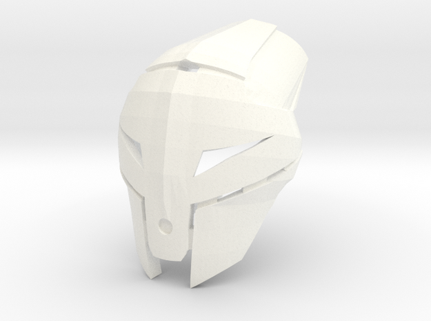 Kanohi Tepan - Mask of Psychometry (Bionicle) in White Processed Versatile Plastic