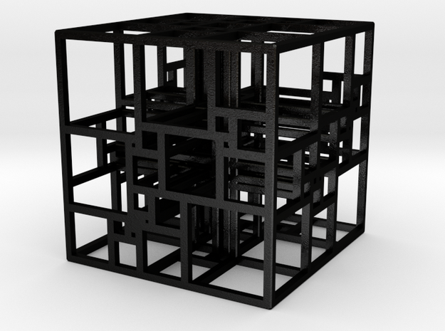 Triple SPSS Cube 28-408 (large) in Matte Black Steel