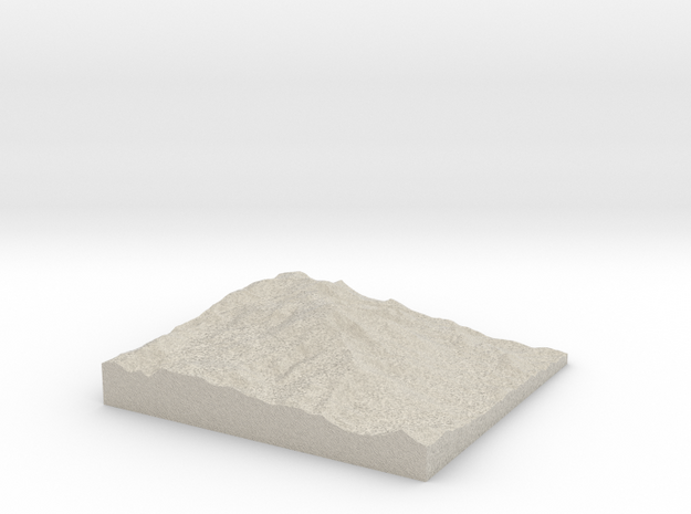 Model of Summit House in Natural Sandstone