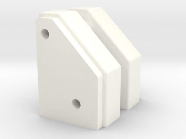 NIX63371 - NIX10M nose tube mounts in White Processed Versatile Plastic