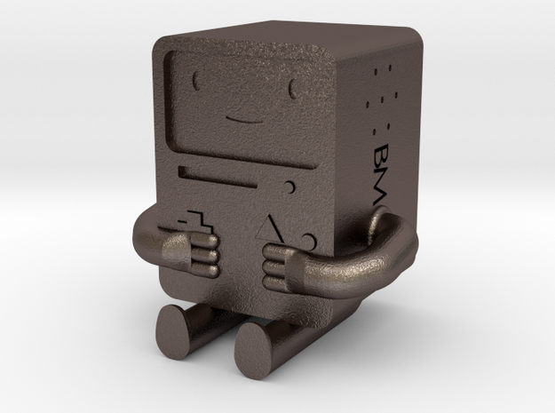 BMO is metal! in Polished Bronzed Silver Steel