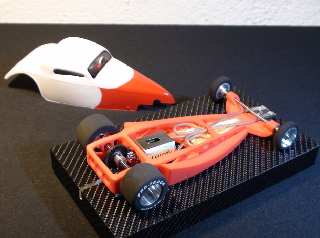imagem de um chassis feito em impressora 3D 