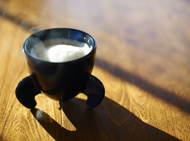 Rocket coffee mug in White Natural Versatile Plastic