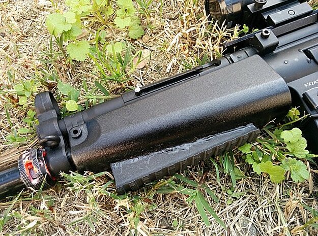 MP5 Handguard Picatinny Rail (11-Slots) in Black Natural Versatile Plastic