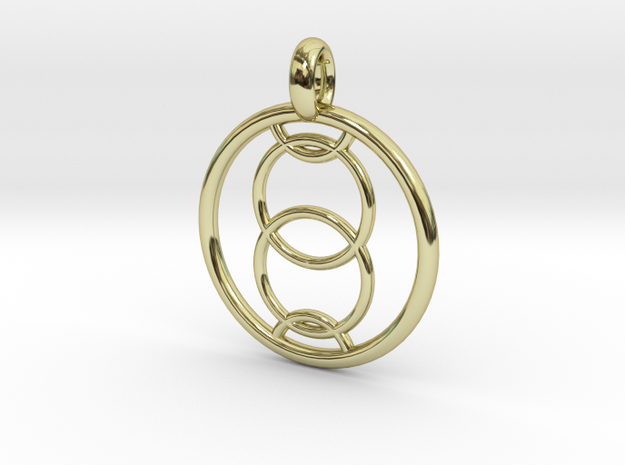 Orthosie pendant in 18K Gold Plated