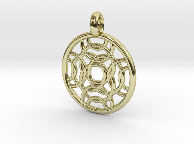 Erinome pendant in 18K Gold Plated