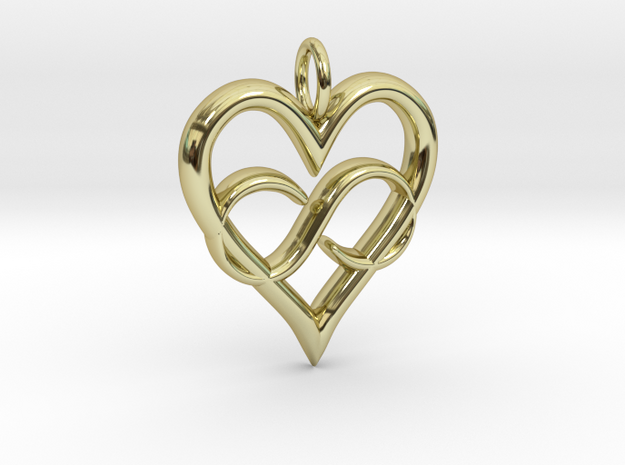Infinity-heart in 18K Gold Plated