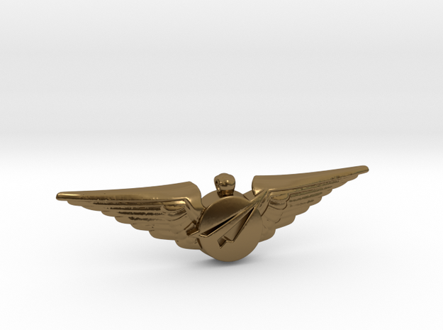 Big Imagination Captain's Wings in Polished Bronze