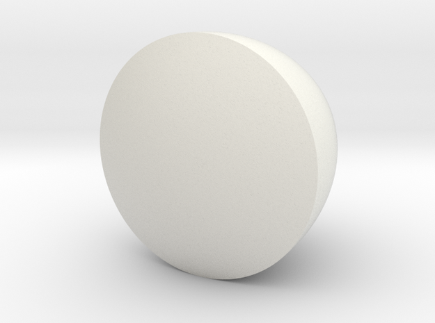 Solid Of Constant Width in White Natural Versatile Plastic