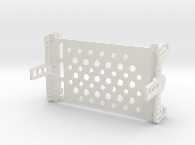 Assembly E-chassis Structure OpenROV V2.6 in White Natural Versatile Plastic