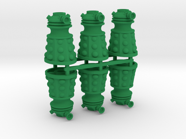 Dalek Post Version A (six pack) in Green Processed Versatile Plastic
