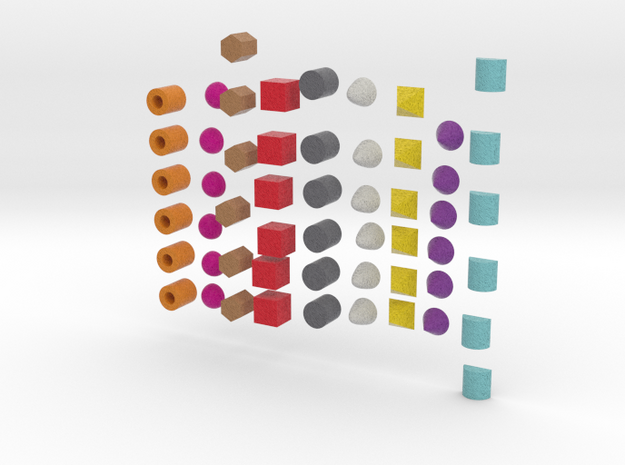 Building  Blocks version 2 in Full Color Sandstone