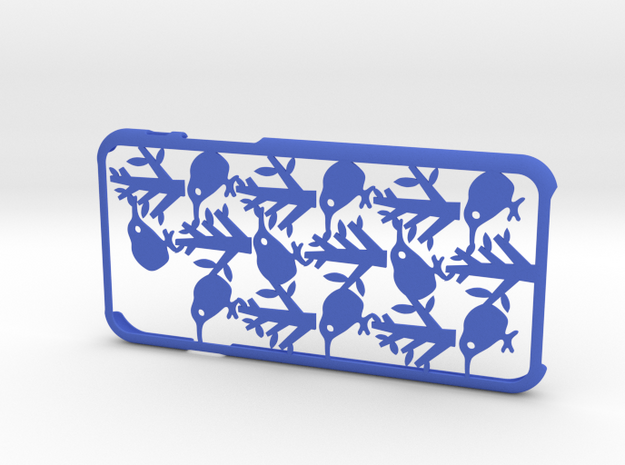 Bird iPhone6 case for 4.7inch in Blue Processed Versatile Plastic