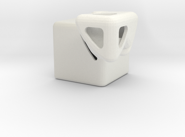 4x6x8 Corner in White Natural Versatile Plastic