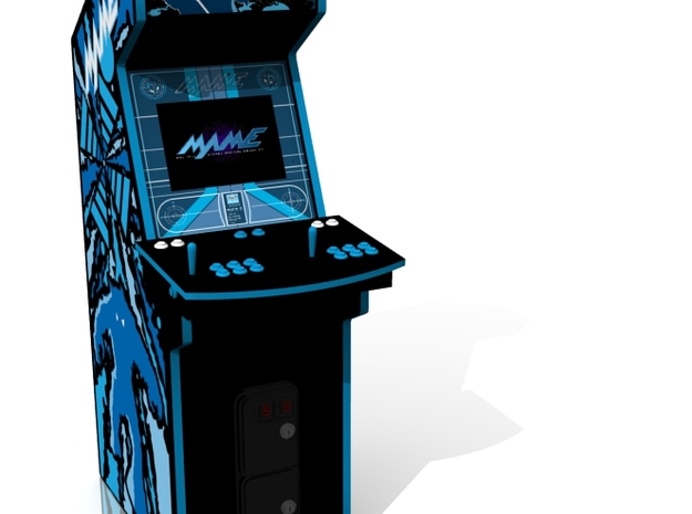 Arcade Machine in Full Color Sandstone