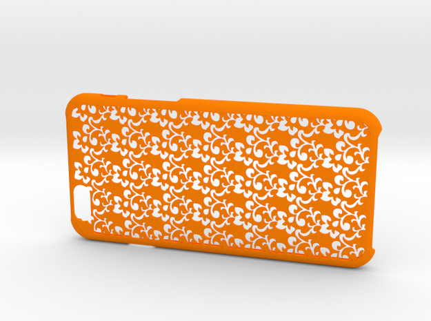 Arabesque iPhone6/6S case for 4.7inch in Orange Processed Versatile Plastic