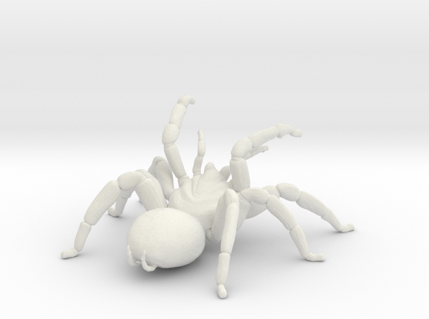 Tarantula Attack  in White Natural Versatile Plastic