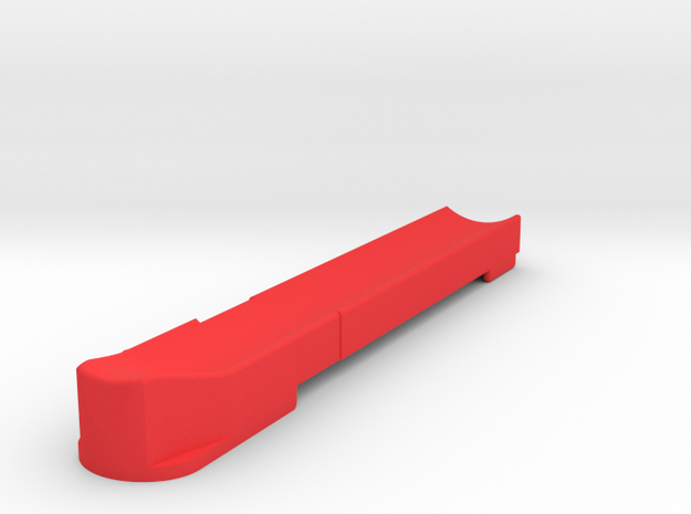 T3 Single Feed Follower (L) in Red Processed Versatile Plastic