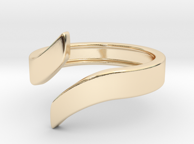 Open Design Ring (26mm / 1.02inch inner diameter) in 14K Yellow Gold