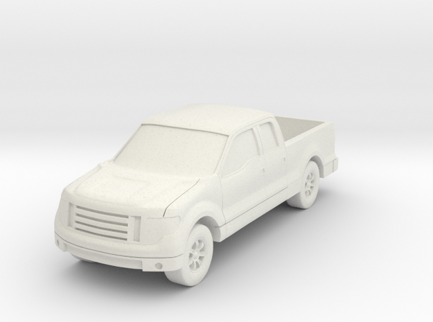 Truck At N Scale in White Natural Versatile Plastic