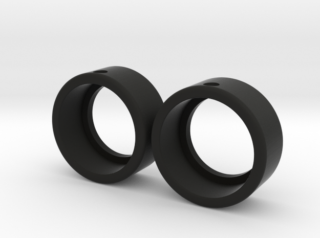 Zero Grip Front Tire for 15x8 Wheels ~19.5mm Dia in Black Natural Versatile Plastic